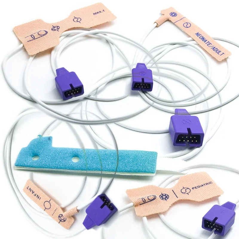 9 Pin Disposable SpO2 Sensor with Oximax  MAX-N MAX-A MAX-I MAX-P Types Adult Pediatric Infant Neonate For Nellcor SpO2 Probe