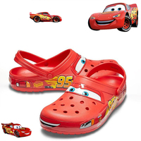 Lightning Mcqueen Man Pixar Summer Slippers Men Waterproof Outdoor Beach Holey Eva Shoes Sandals Woman Car Flip Flops Gift