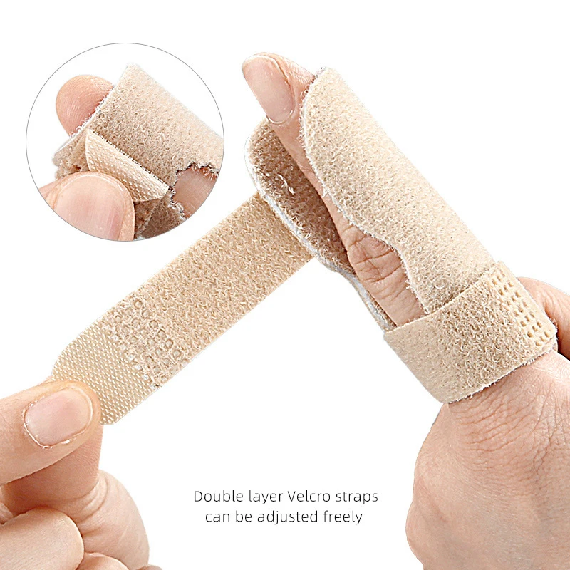(.) Pain Relief Trigger Finger Fixing Splint Straighten Brace Adjustable  Dislocation Fracture Finger Splint Corrector Support