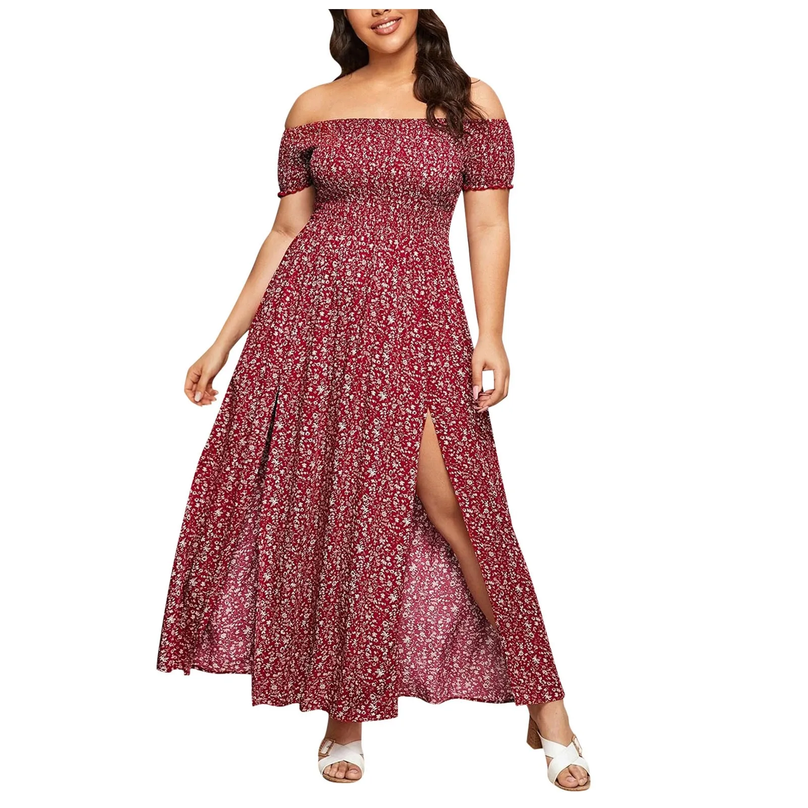 Robe de plage florale style Boho pour femmes, grande taille, mini robe d'été décontractée, jupe longue, vêtements éducatifs, été 2024