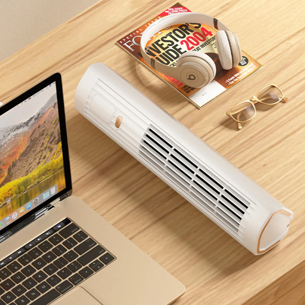 

Беслопастной вентилятор с зарядкой от USB, 3-скоростной бесшумный напольный вентилятор охлаждения, вертикальный мини-кондиционер, безлопастный напольный охладитель воздуха