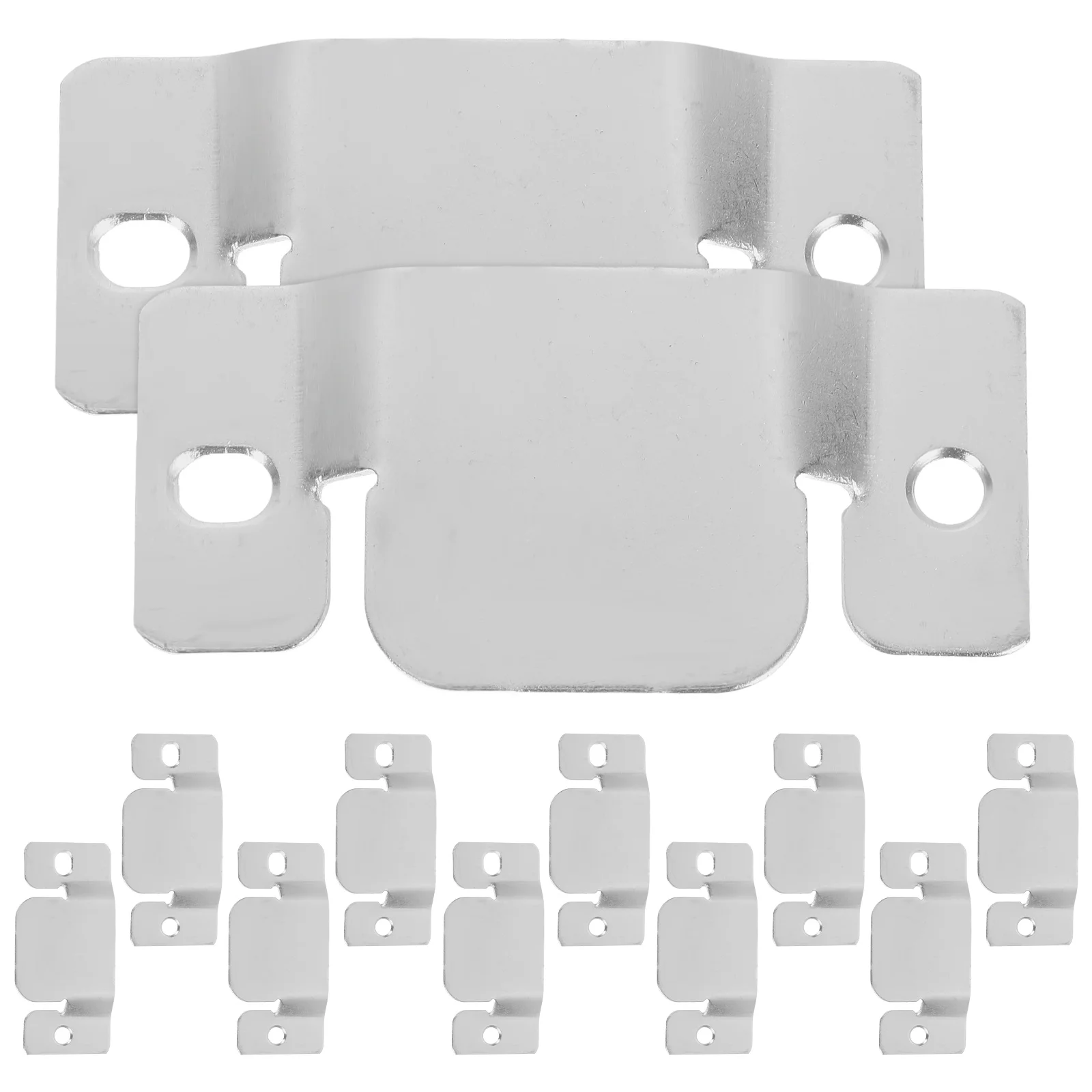 

12pcs Sofa Connector Furniture Hooks Sectional Couch Connectors Metal Material Durability Reinforcement Joint Snap Parts