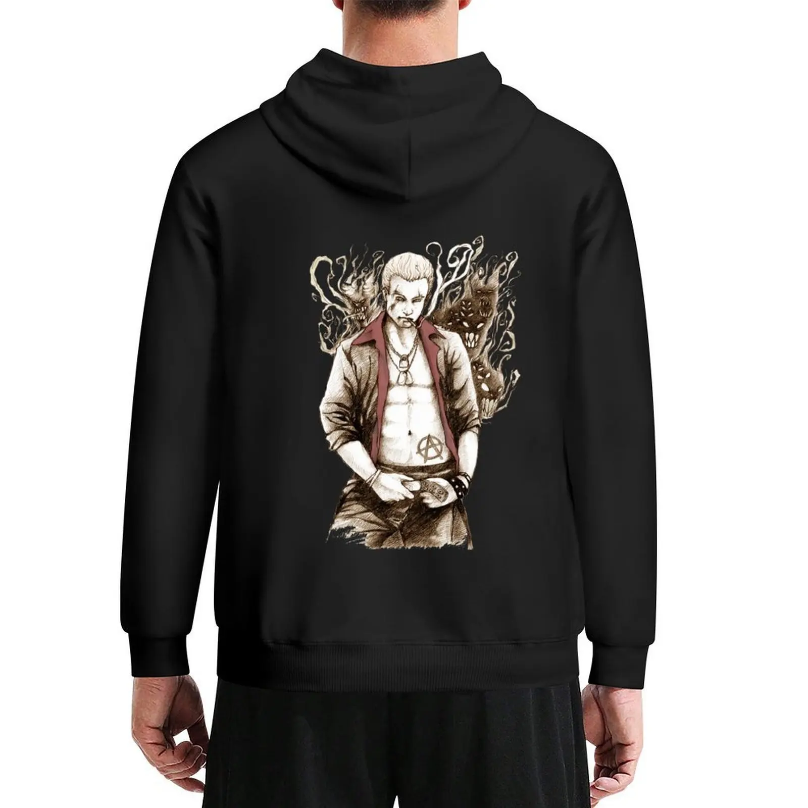 

Spike Hoodie mens clothes japanese style men's sweat-shirt anime clothing hoodie graphic