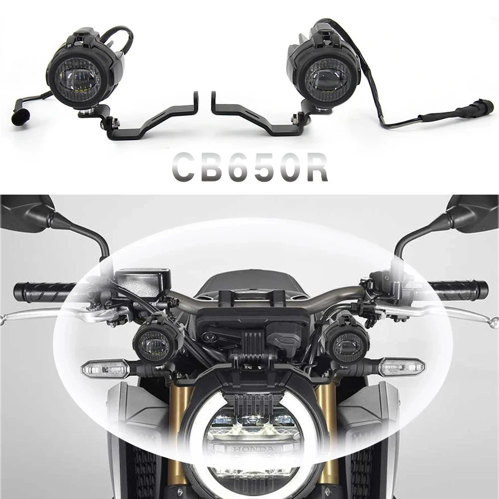

Fog Lamp Bracket Motorcycle For Honda CB650R CB650 R CB 650 R Accesssories 2019-2024 LED Driving Light Mount Spotlight