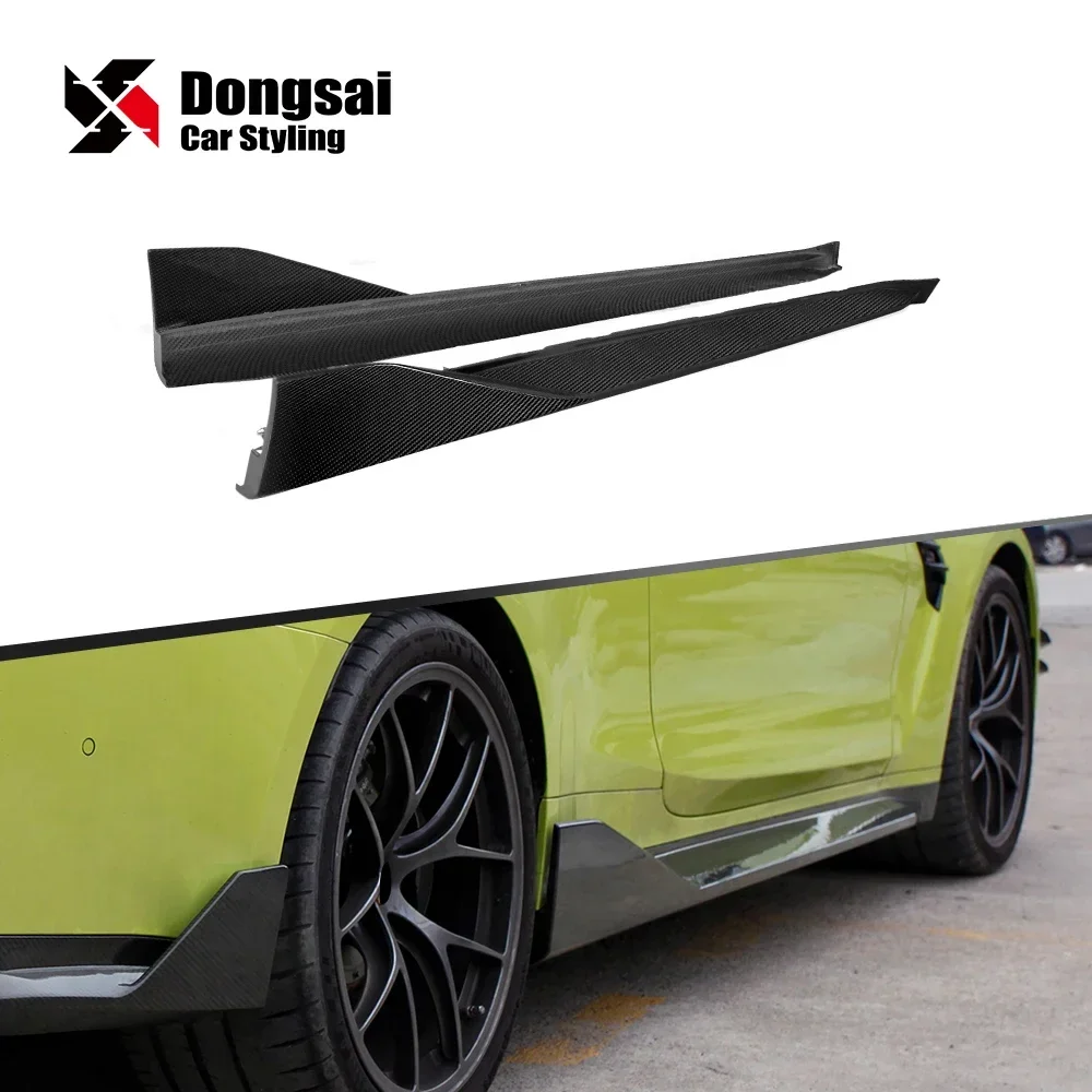 New Arrival Dry Carbon Front Car Bumper Lip With MP Splitter For BMW G82 G83 M4 G80 M3 Body Kit