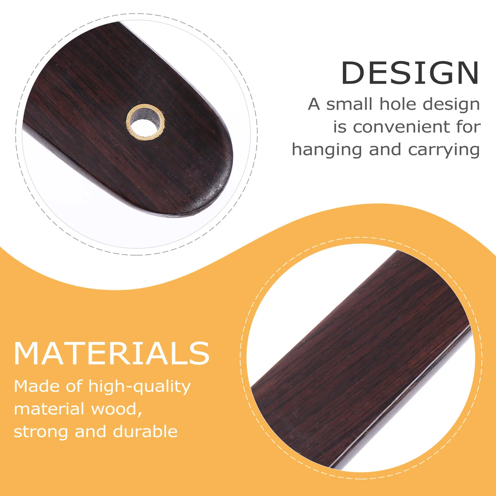 

2Pcs Compact Back Scratcher with Extended Reach Wooden Itch Relief Tool for Seniors and Adults Back Massager Anti Itch Claw