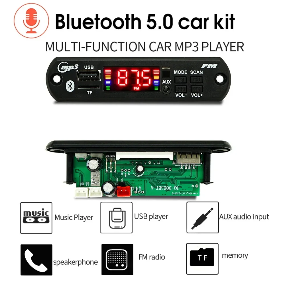 Bluetooth 5.0 MP3 D…