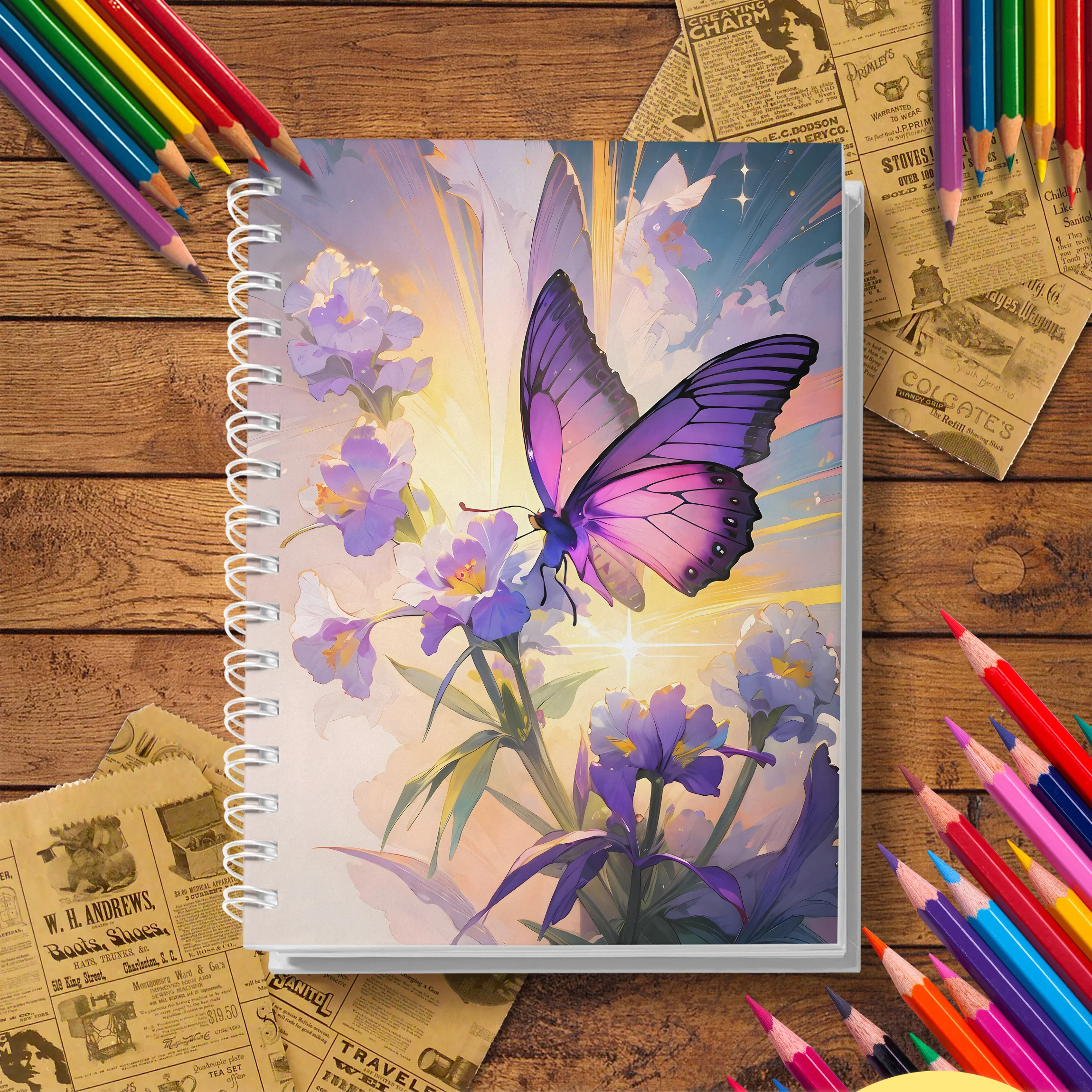 Livre de coloriage pour adultes papillon – Conception en papier épaissi pour libérer la créativité et la guérison, un cadeau précieux pour un ami!