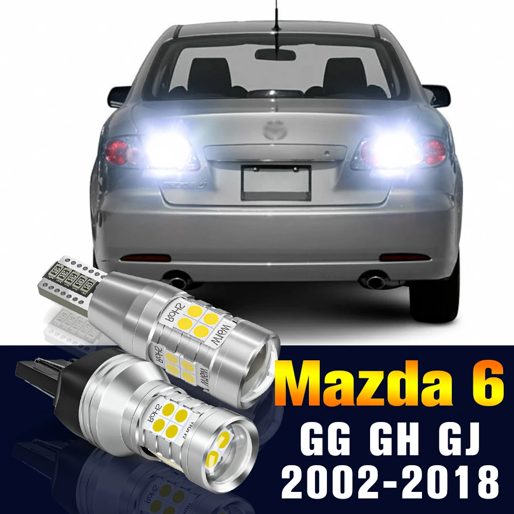 

2pcs LED Reverse Light Bulb Backup Lamp For Mazda 6 GG GH GJ 2002-2018 2009 2010 2011 2012 2013 2014 2015 2016 2017 Accessories