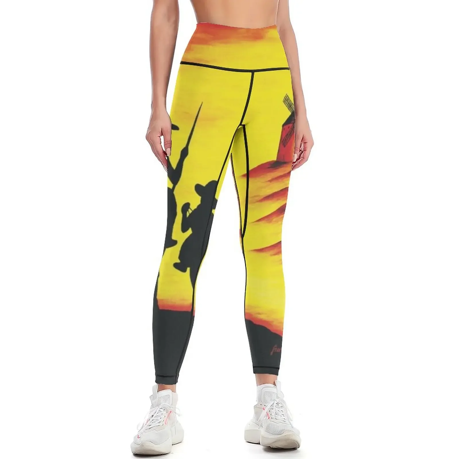 The man of La Mancha Leggings gym's clothing for girls for physical Fitness clothing Womens Leggings
