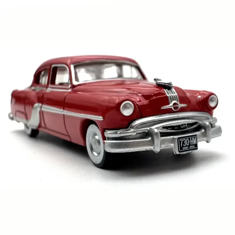 for OXFORD 1/87 1954 Pontiac Alloy Coupe Diecast Model Vehicle Desktop Display Scene Simulation Collectible Toy Gift for