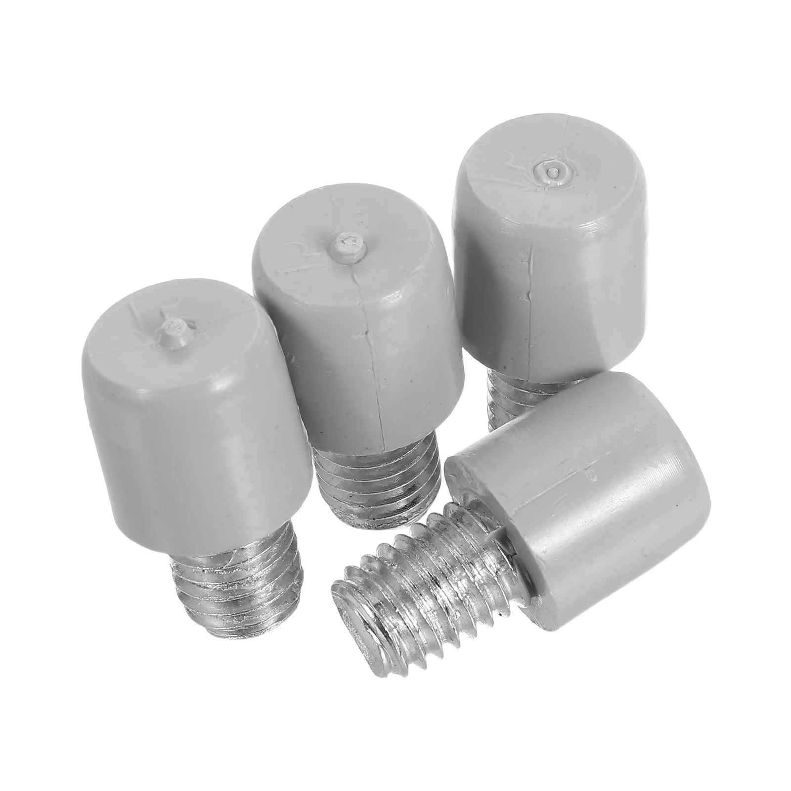 

4pcs Toilet Brush Replacement Handles Plastic Screw Connector for Rod Adapter Spiral Head Cleaning Parts