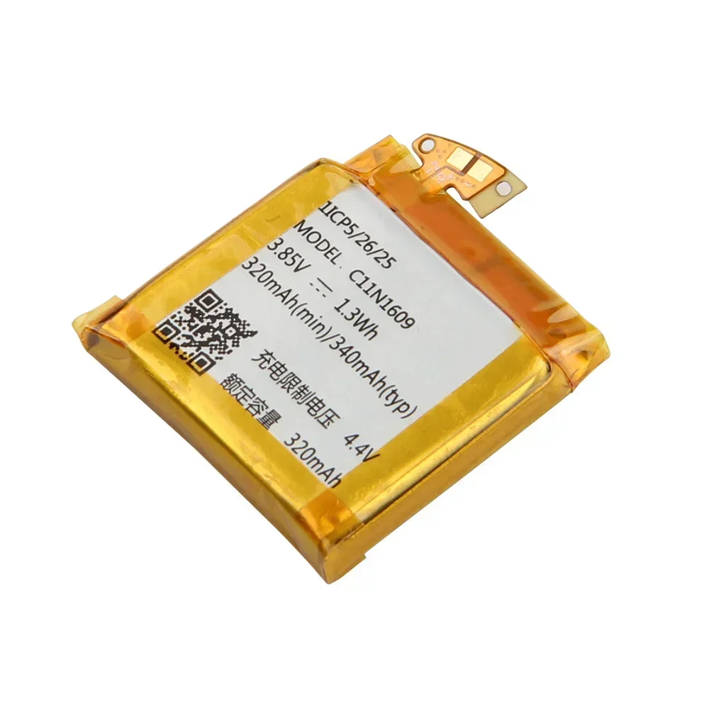 بطارية بديلة C11N1609 لبطاريات ASUS Zenwatch 3 Zenwatch3 WI503Q مع أدوات 340 مللي أمبير في الساعة