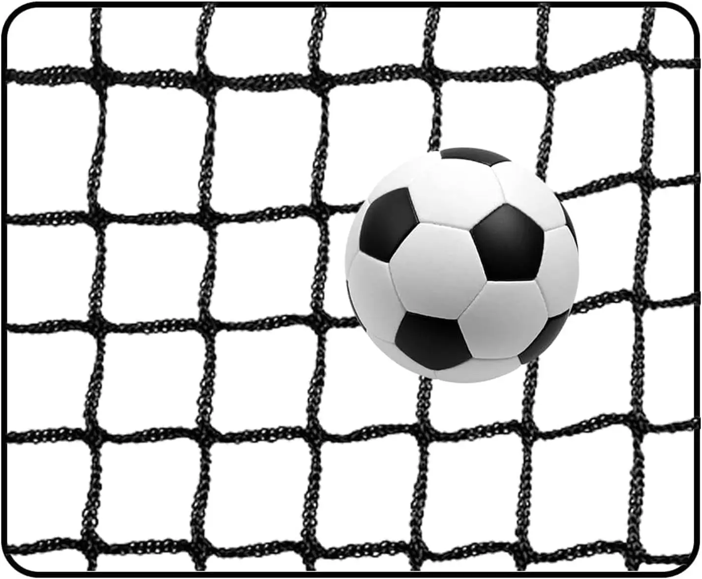 

20ft, 30ft, 40ft Soccer Goal Net - Football Backstop, High Impact Sports Practice Barrier for Soccer and Hockey