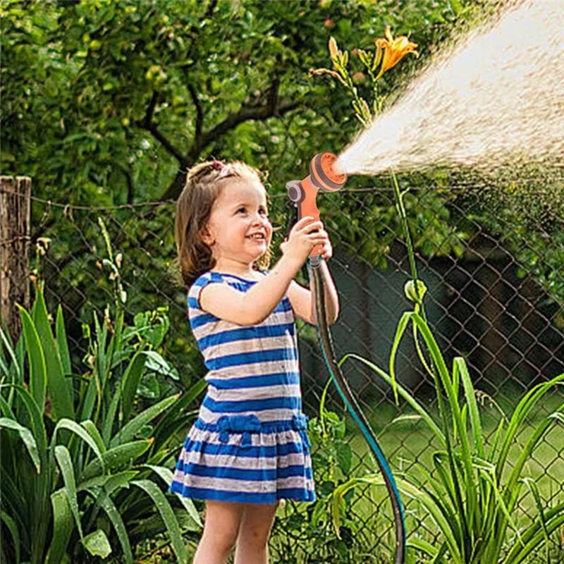 

Spraynozzles For Garden Hose High Pressure Hose Nozzle 8 Adjustable Spraypatterns Leak Proof Gardening Tools