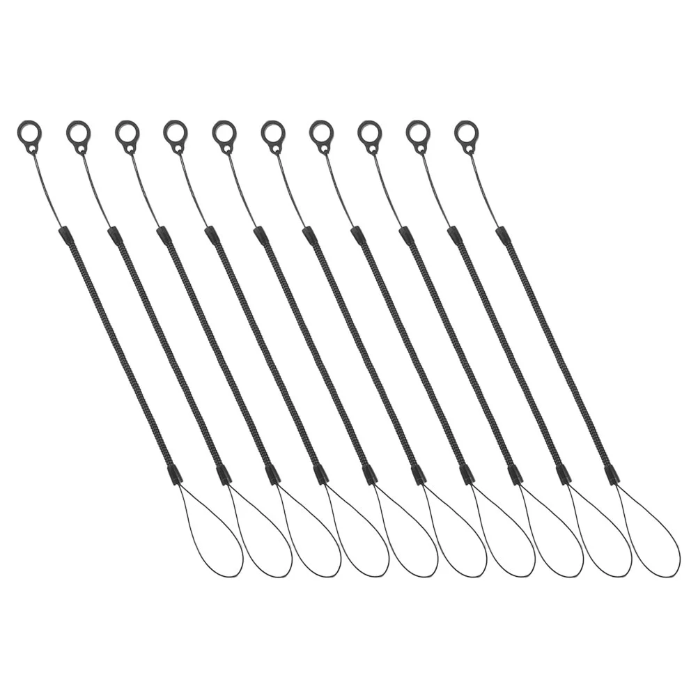 10 Pcs Stylus Cord Touchscreen Lanyard Hanging Strap Wrist Pen Retractable Plastic Tether