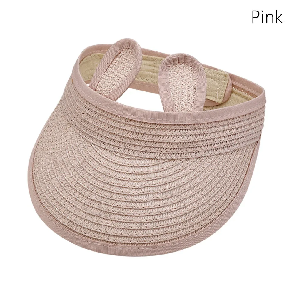

New Bear Ears Baby Hats UV Protection Adjustable Baby Sun Hat Breathable Sun Shading Sunscreen Cap Outdoor Children Toddler