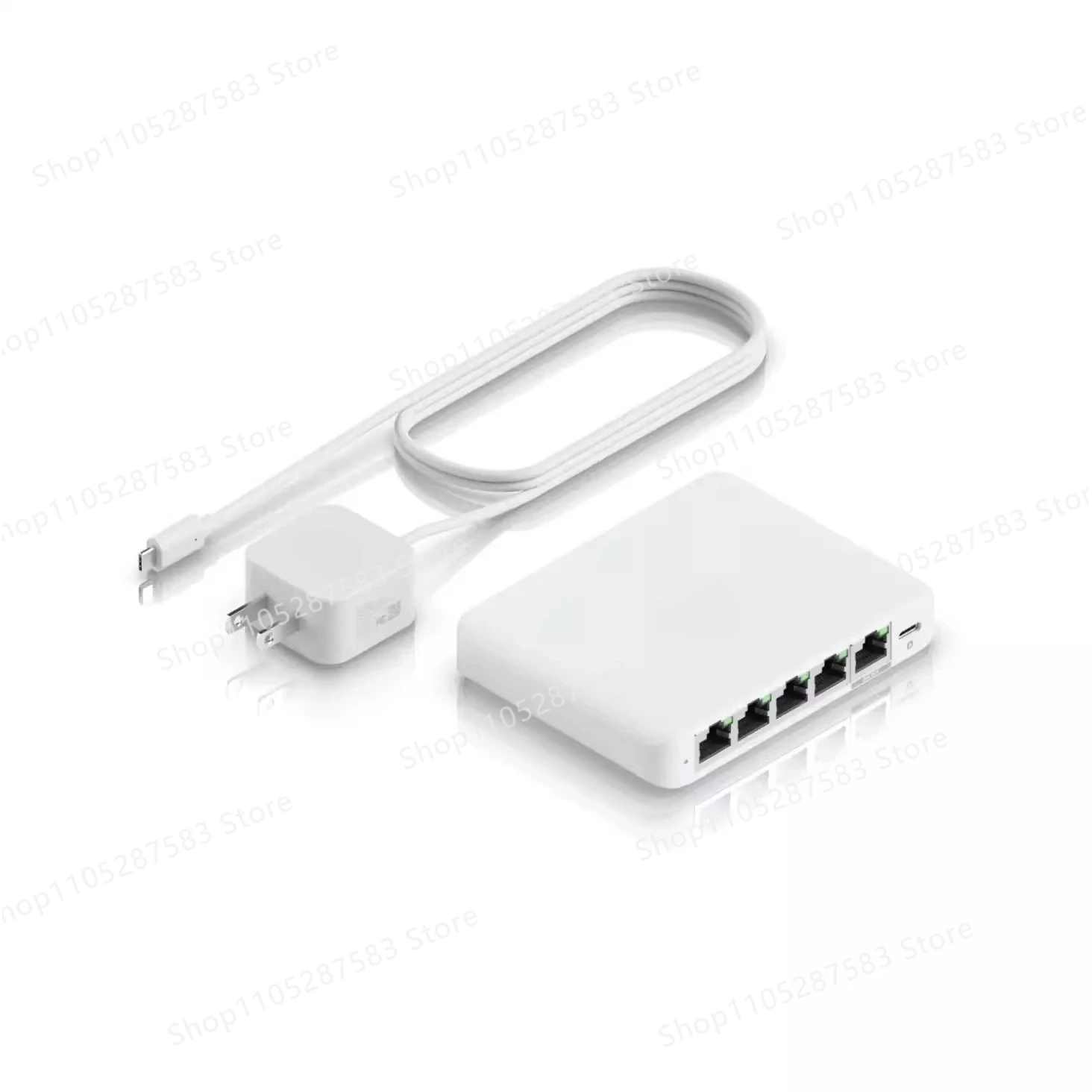 Flex Mini 2.5G 5-port desktop managed switch supports PoE input