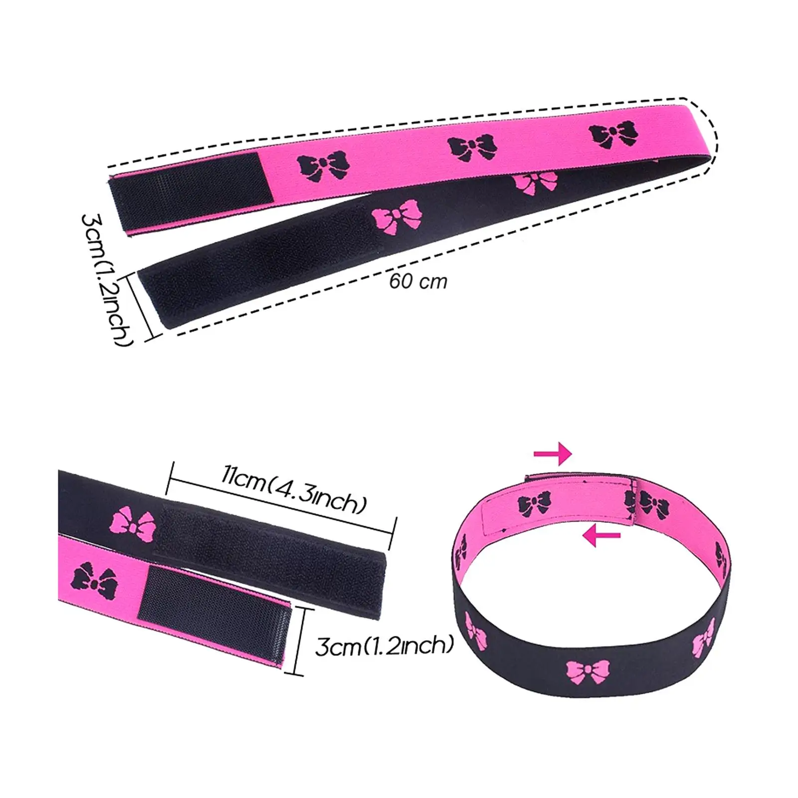 2 faixas elásticas para peruca que evitam o cabelo frontal, faixa para colocar bordas da peruca