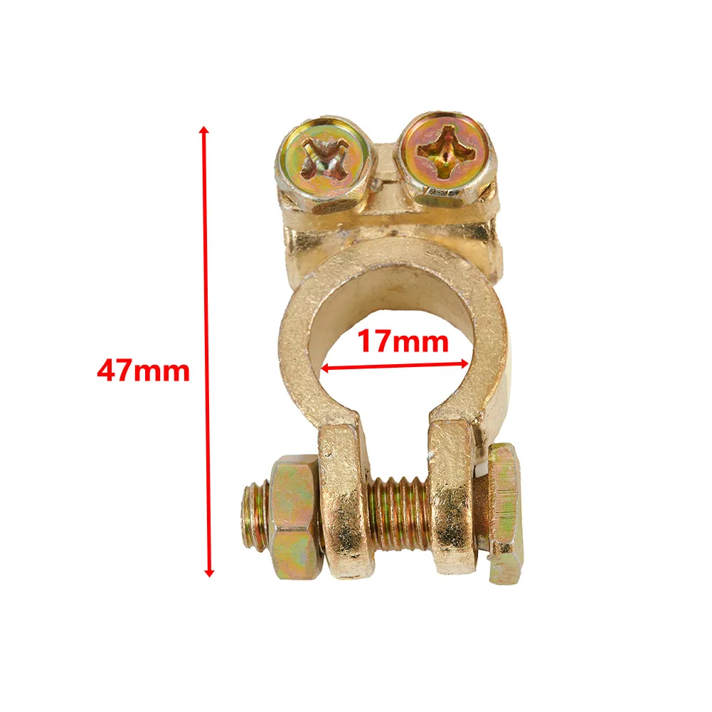 2/4pcs Leisure Battery Terminals Connectors Clamps 12V Car Power Starter Parts Quick Release Battery Terminal For Car Van Boats