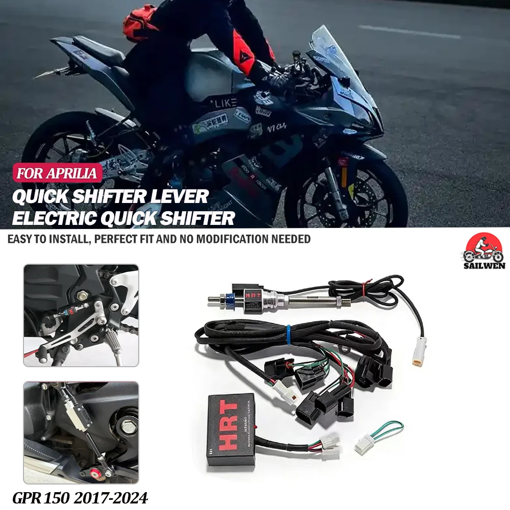 

Quick Shifter For Aprilia GPR150 2017-2024 one-way/two-way quick shift lever gear shifter quick transmission