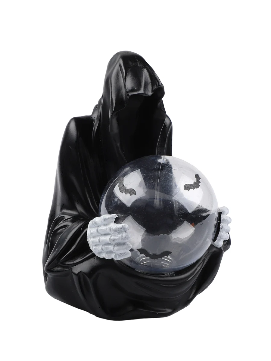 Desktop Decor Floating Glowing Ball Halloween Theme Year-Round Accent Eerie Light Decoration Enchanting Display
