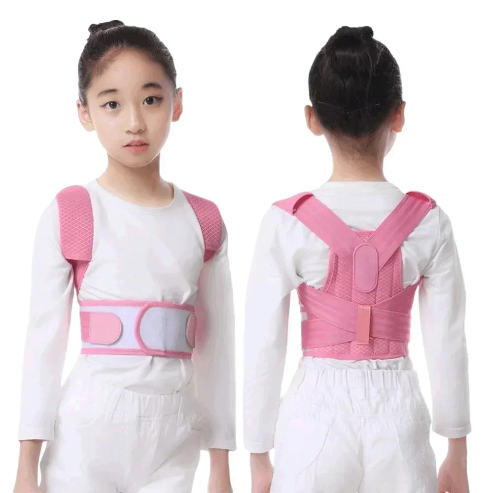Back Brace Posture Corrector for Children Kids Back Straightener Scoliosis and Hunchback Correction Adjustable Posture Trainer