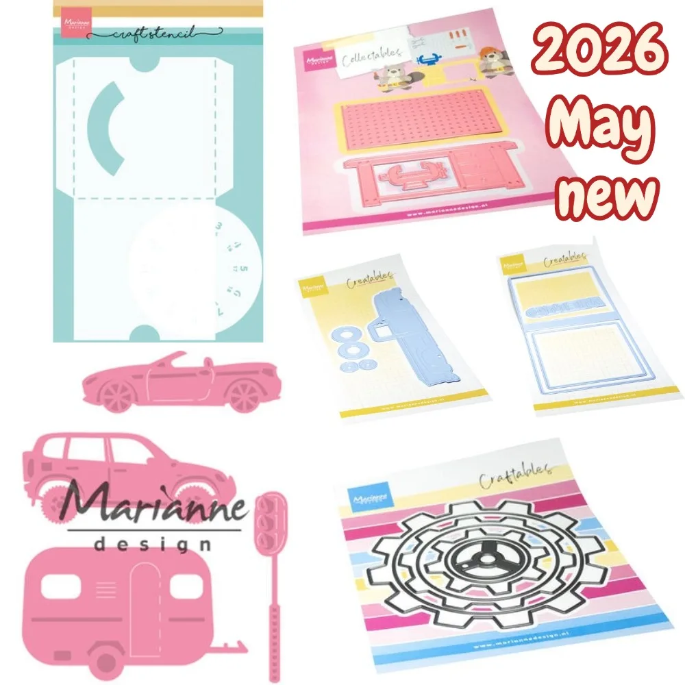 

2026 May new Collectables Metal Cutting Dies and Clear Stamps cut die mold blade knife punch Scrapbook Paper craft stencils dies