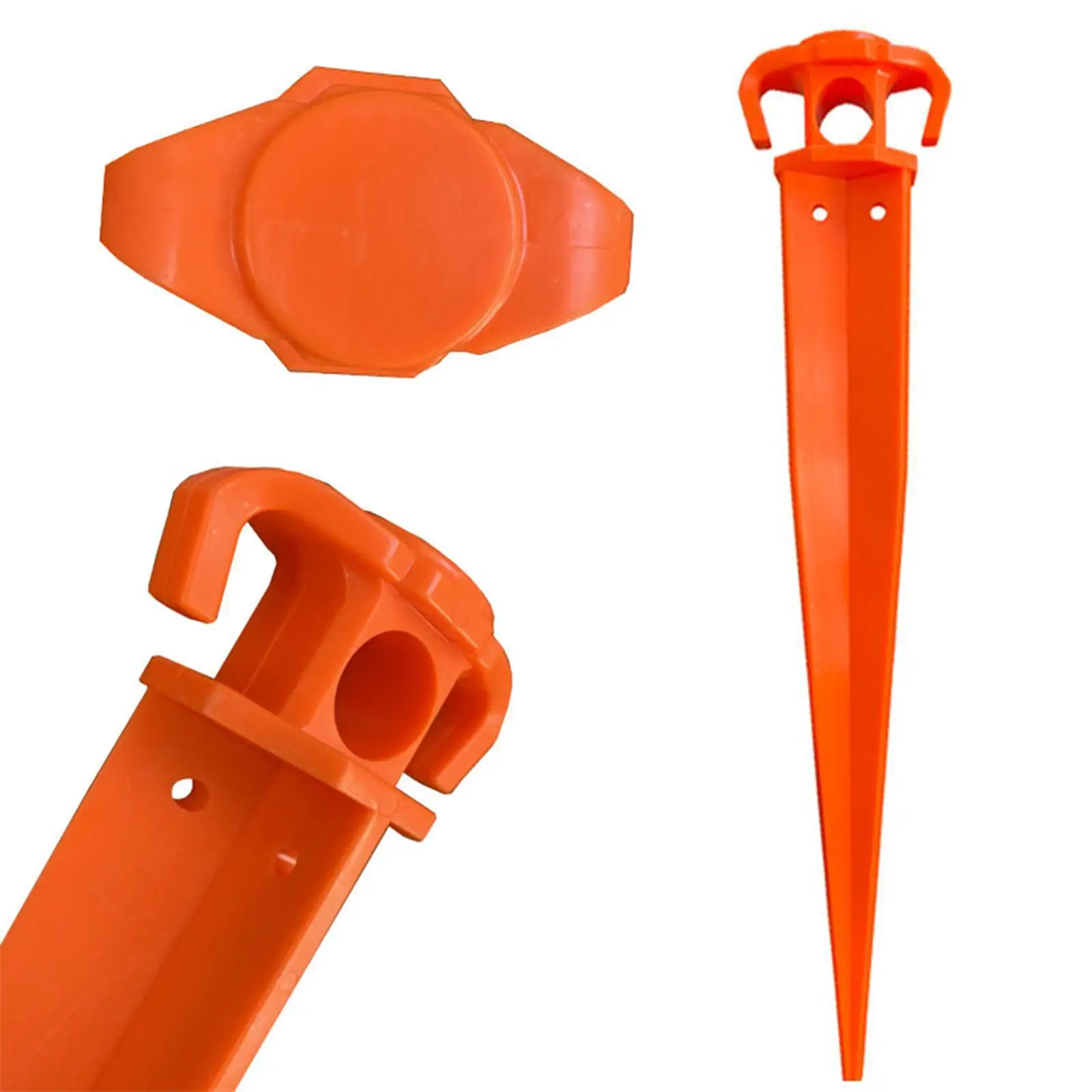 Plastic Garden Stakes Anchors with Plant Support Fixed Tree Stump Farm Tool
