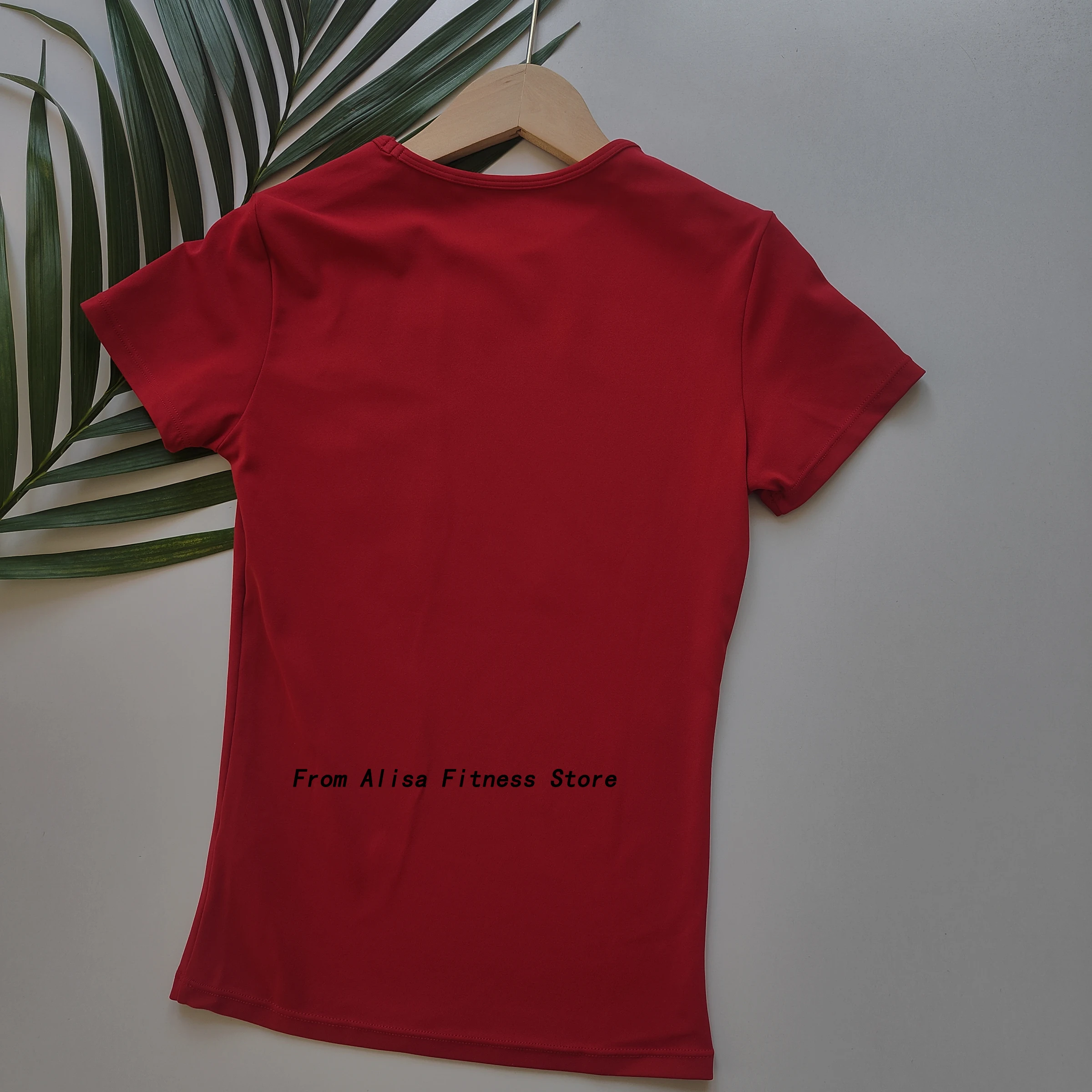 Women's Outdoor Sports Shirt Yoga Wear Fitness T-Shirt Quick Dry Running T-Shirt Workout Top Female Sportswear Exercise Clothing