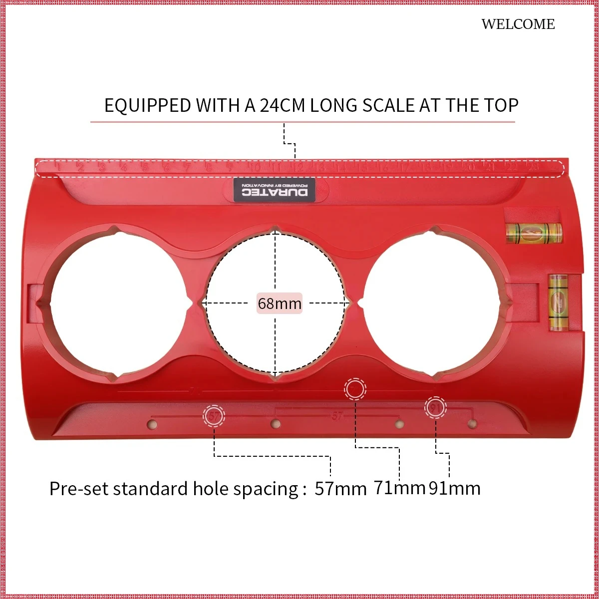 1Pcs Hole Fixing Clamp Punch Locator Accurate Positioning Measuring Tool