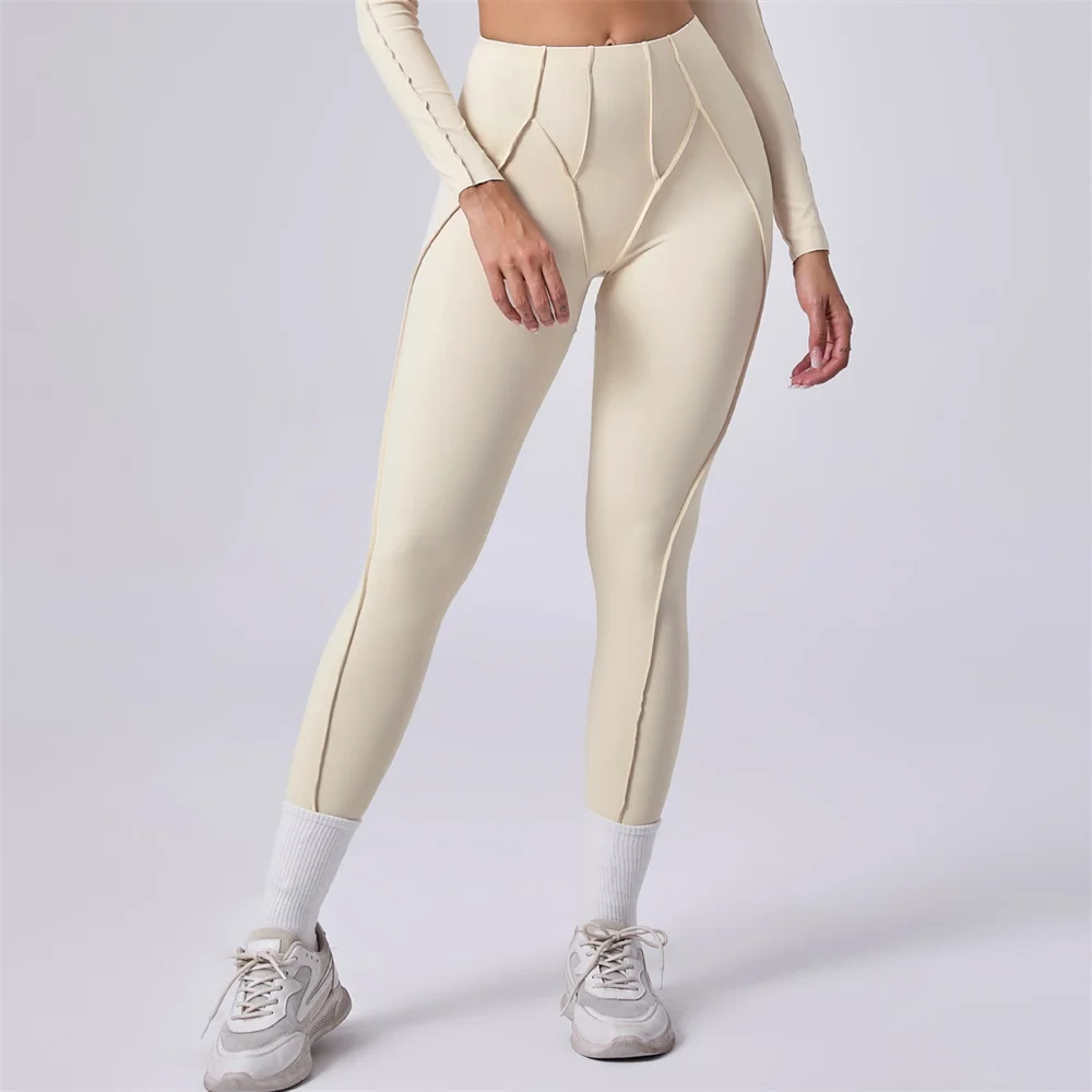 

3D Women Yoga Pants Sports Fitness High Waist Peach Hip Raise Training Trousers Running Workout Gym Active Wear Leggings