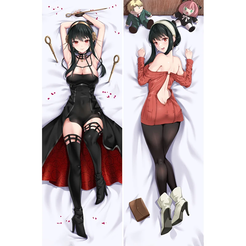 

Anime Dakimakura Pillow Case Fate Sexy and Busty Yor Forger Double-Sided Halloween Decoration