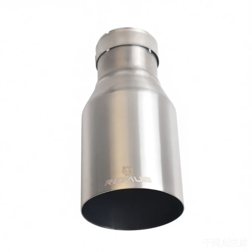 

RE Exhaust nozzle 304 stainless steel flat mouth brushed single tube car exhaust nozzle car modification nozzle