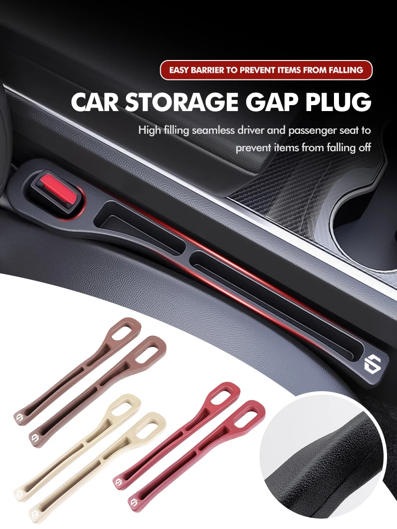 2pcs Car Seat Gap Filler Side Seam Plug Strip Leak-proof Strip For Leapmotor T03 S01 C11 2023 C10 C16 2024 2025 C01 Auto Interio