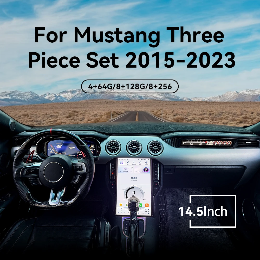 Car Radio Carplay Stereo For Ford Mustang 2015-2023 Android 14.5