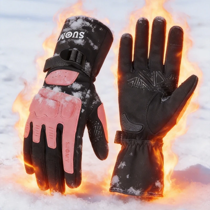 

Winter Motorcycle Gloves Waterproof Windproof Touch Screen Men Women Motocross Motorbike Riding Moto Gear