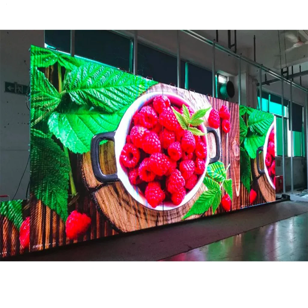 Outdoor Custom Waterproof LED Roll-up Display ScreenIndoor Front Service 640*480mm Aluminum Cabinet Led Advertising Display Scre