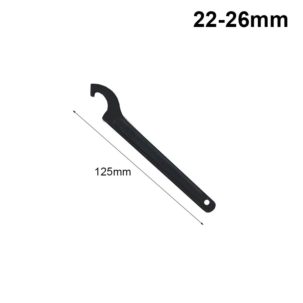 1Pcs Durable 22-110mm Coil Wrench Steel Pre Load Hook Spiral Spanner Tool Universal C Spanner for Water Meter Cover