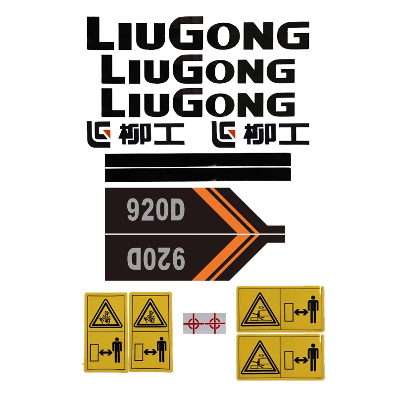 

For Liugong Excavator Accessories Liugong LG906 908 915 922 925 936C D E All Car Sticker Decal