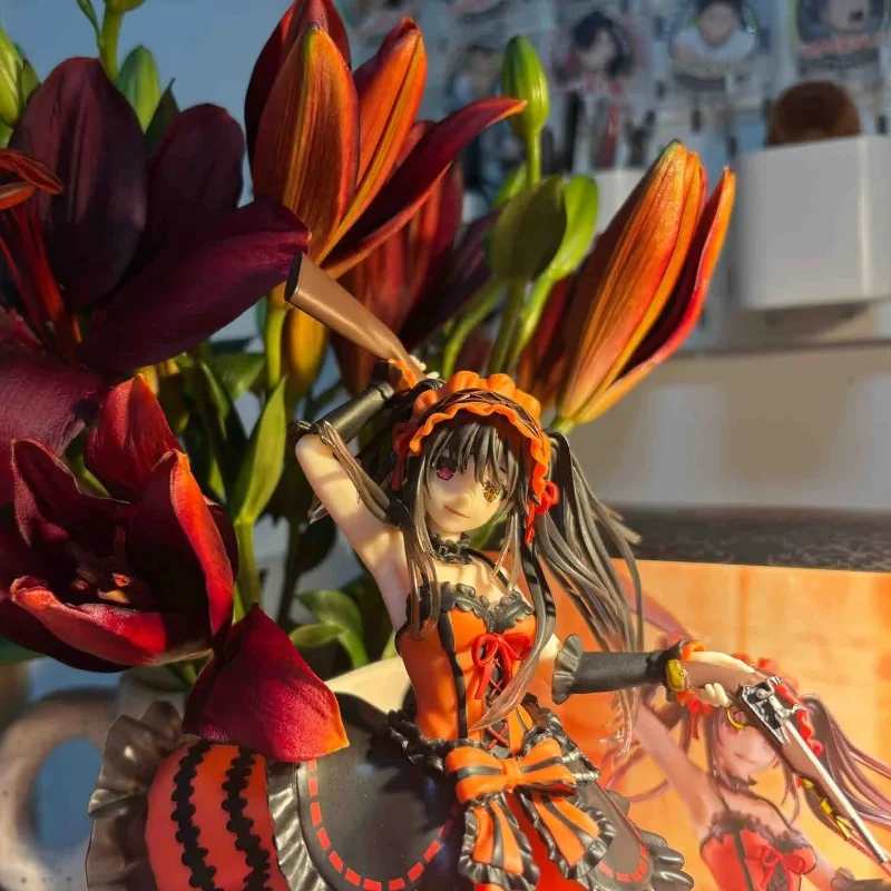 In Stock Taito Date A Live 21cm Tokisaki Kurumi Pvc Anime Figures Collection Model Desktop Ornaments Figure Animation Periphery