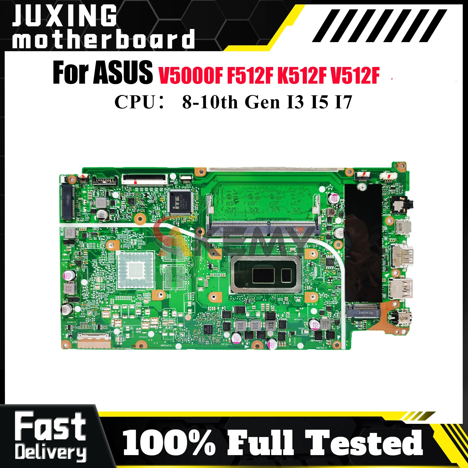 

X512FA Материнская плата для ноутбука ASUS A512F X512FF X512FB X512FL X512FJ X512FJG V512F K512F X512F S512F Материнская плата с процессором I3 I5 I7