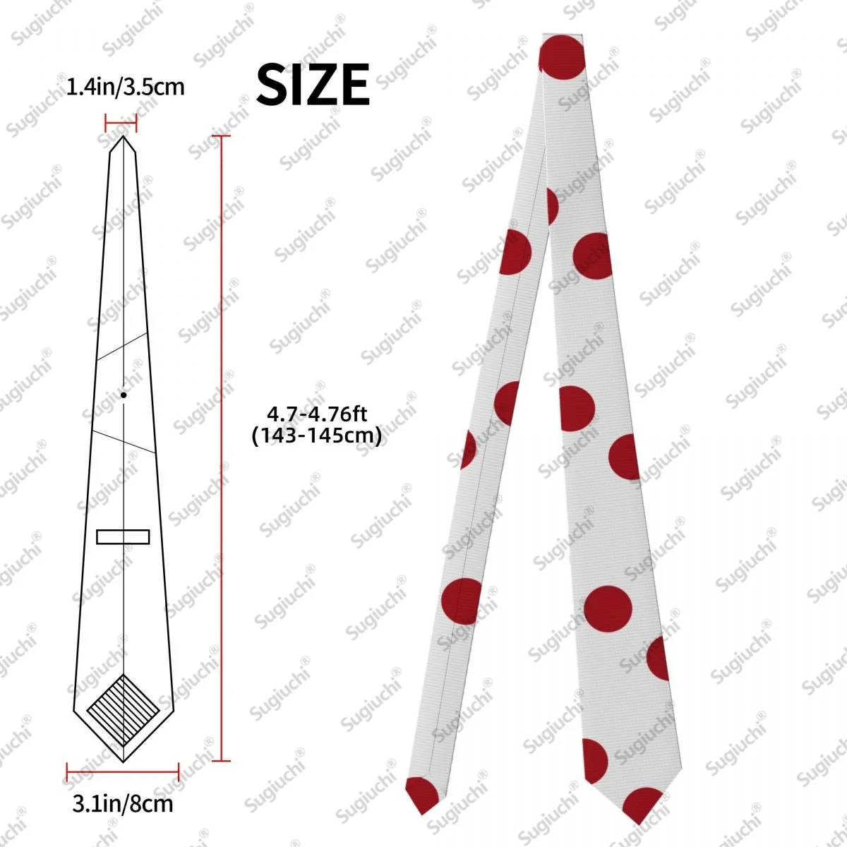 2026 اليابان العلم الزفاف ربطات العنق للرجال النساء عادية منقوشة التعادل الدعاوى سليم ربطة العنق Gravatas للهدايا #4
