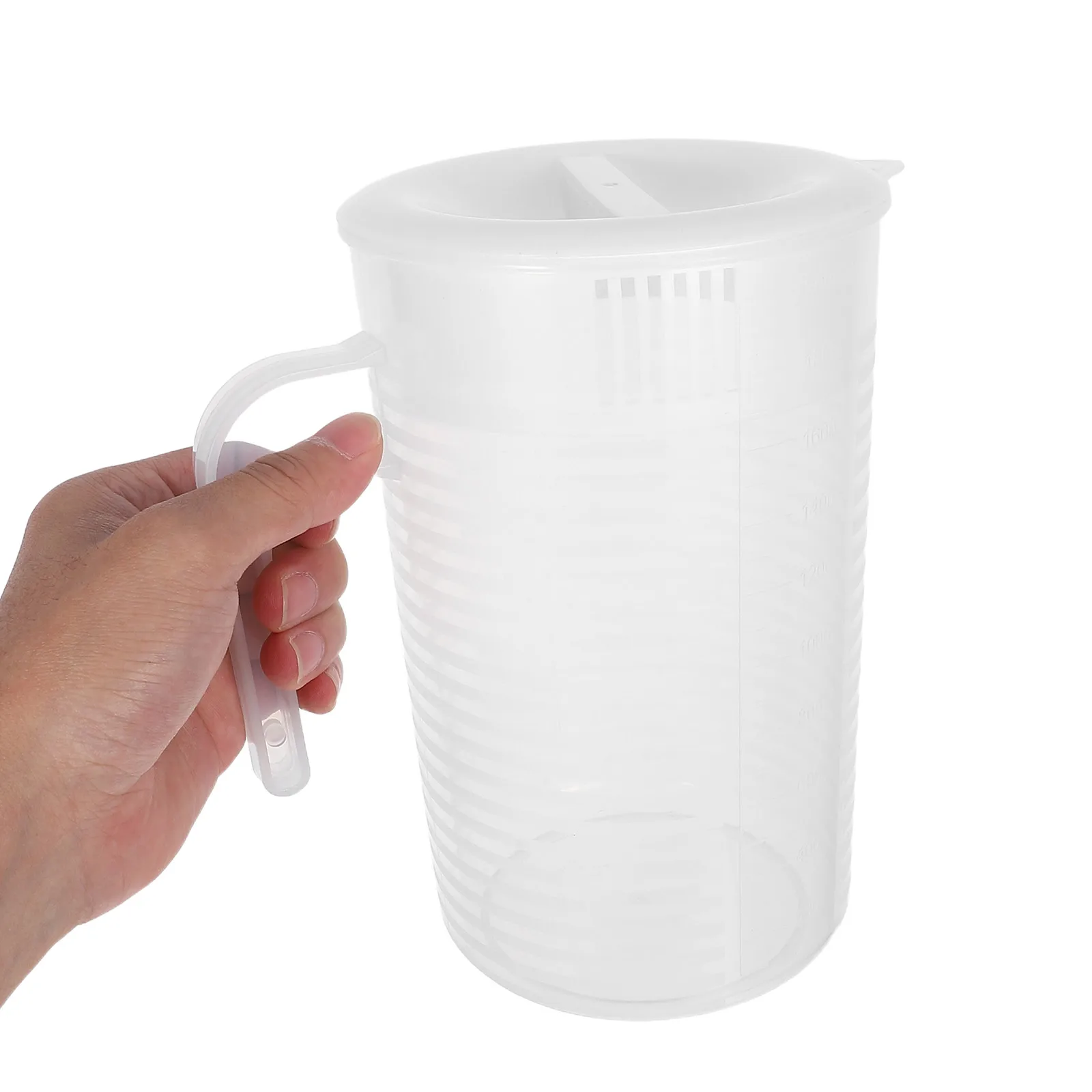 

2 Pcs Juice Jug Tea Pitcher for Fridge Cold Water Kettle Containers Party Bottle Pp Bottles