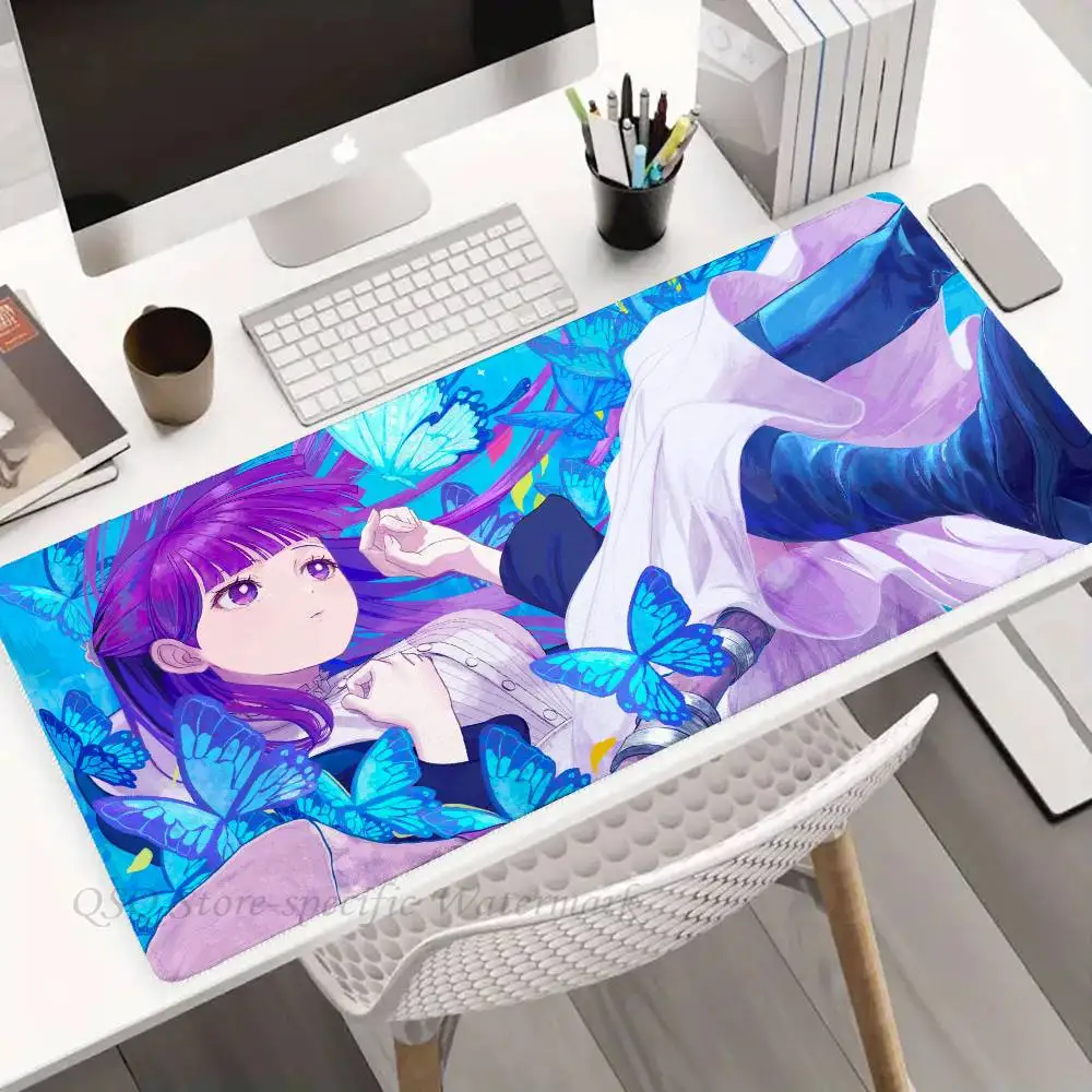 Fern Animation Frieren Beyond Journeys End Mousepad Non-slip Suitable For Office Computers Laptops E-sports Game Desk Mats XXL