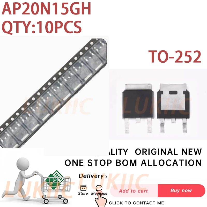 

(10PCS) 100% New AP20N15GH 20N15GH