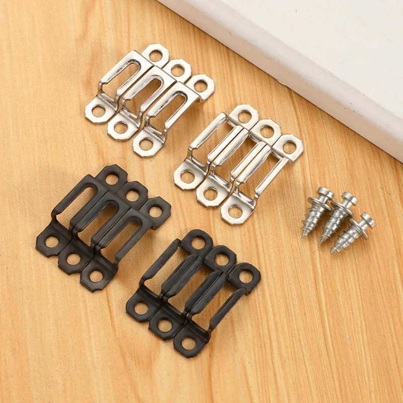 3 Set Home Cabinet Closet Invisible Screw Fastener Concealed Connector Accessory Wardrobe Furniture Concealed Screw Fastener