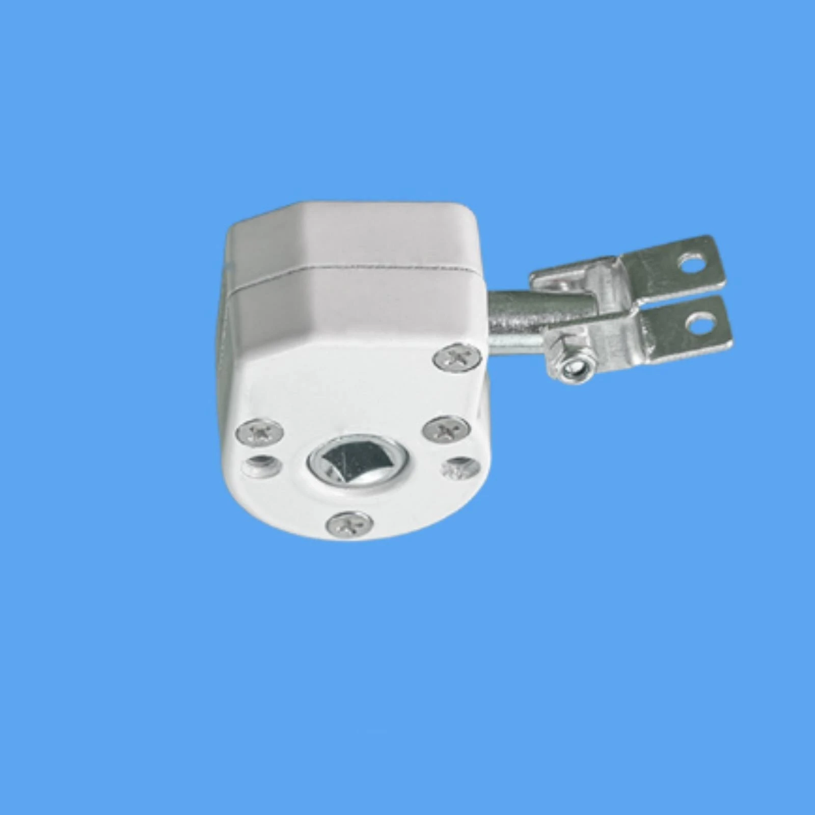 Manual Gearbox Head White Roller Blind Gearbox Head Manual Awning Crank Compact Window Hardware Wear Resistant