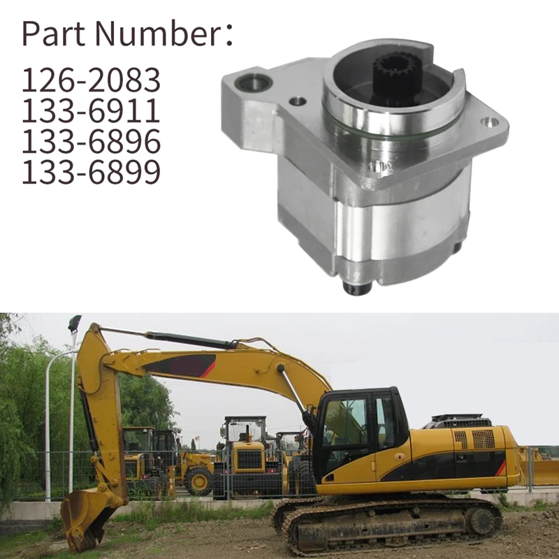 

126-2083 Gear Pilot Pump For Caterpillar CAT E320B E325B 320B 325B Excavator A8VO107 133-6899 133-6896 133-6911 Accessories