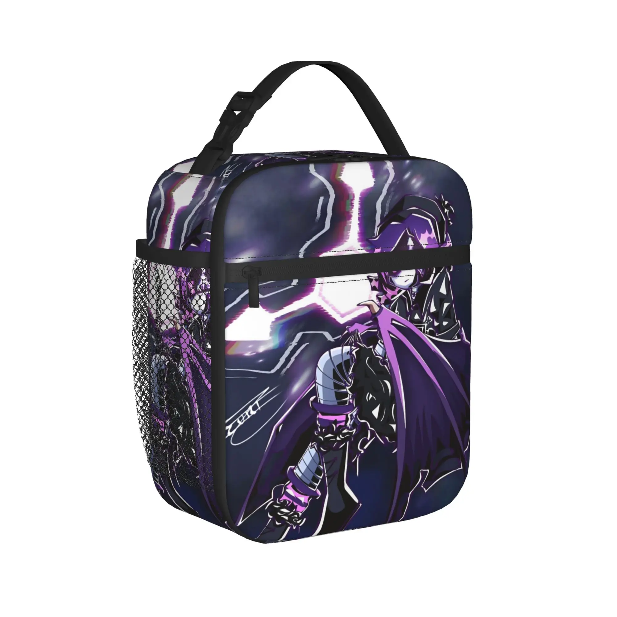 Murder Drones  Insulated Lunch Bags Cooler Bag Reusable,Meal Container Uzi Doorman Aesthetic Portable Tote Lunch Box